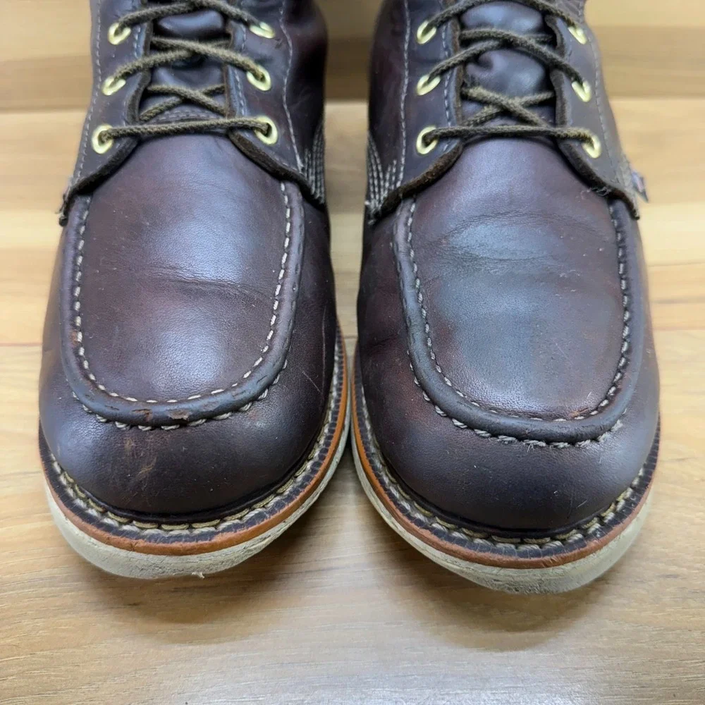 Thorogood American Heritage Moc Toe Boot 10.5 D Waterproof Soft Toe USA Made